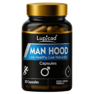 Man Hood Herbal Capsules – Natural Support for Men’s Vitality & Stamina – 20 Capsules
