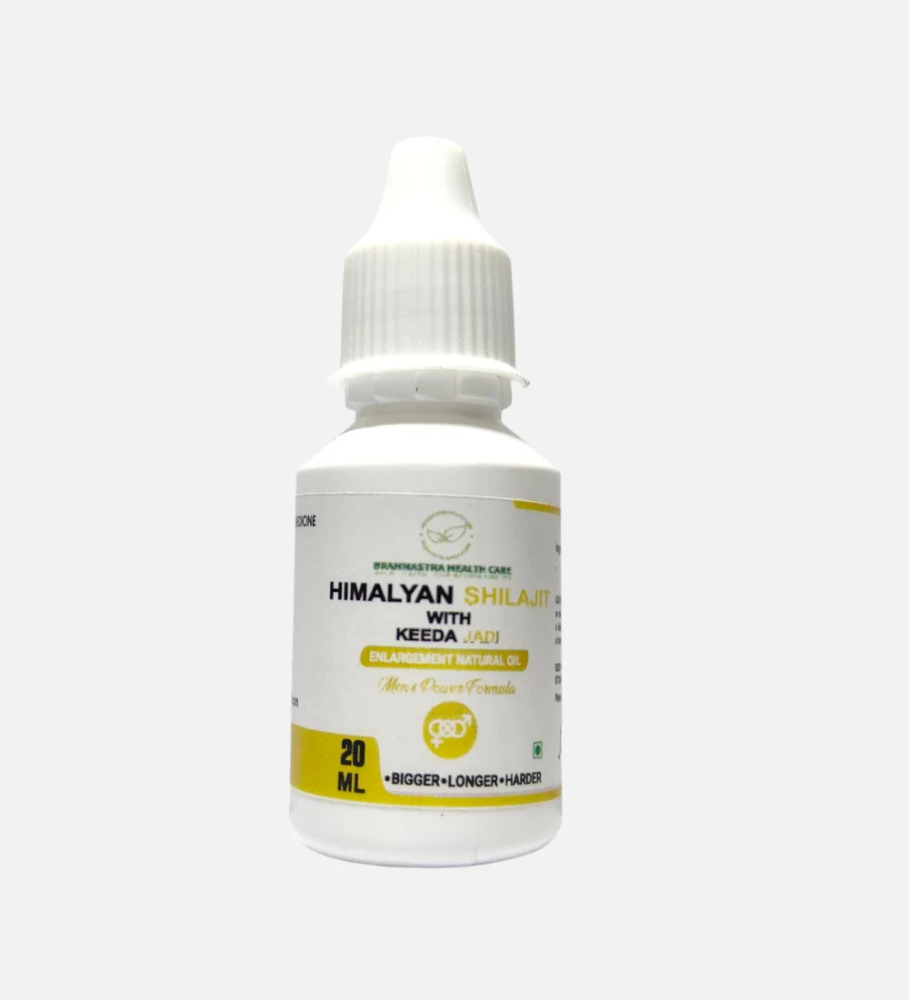 Brahmastra Health Care Ayurveda Himalaya Shilajit With Keeda Jadi Enlargement Natural Oil 20ML
