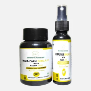 Brahmastra Health Care Combo Package Himalayan Shilajit With Keeda Jadi For Men Sexual Health