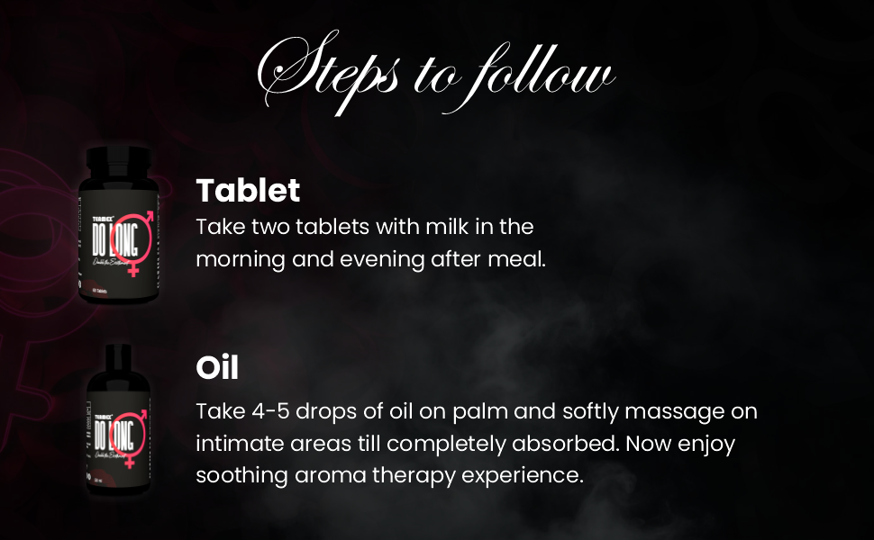 TEAMEX DO LONG Double Excitement Help to Strong Genital Organs - (60 Tablets, 50ml oil) - Image 4